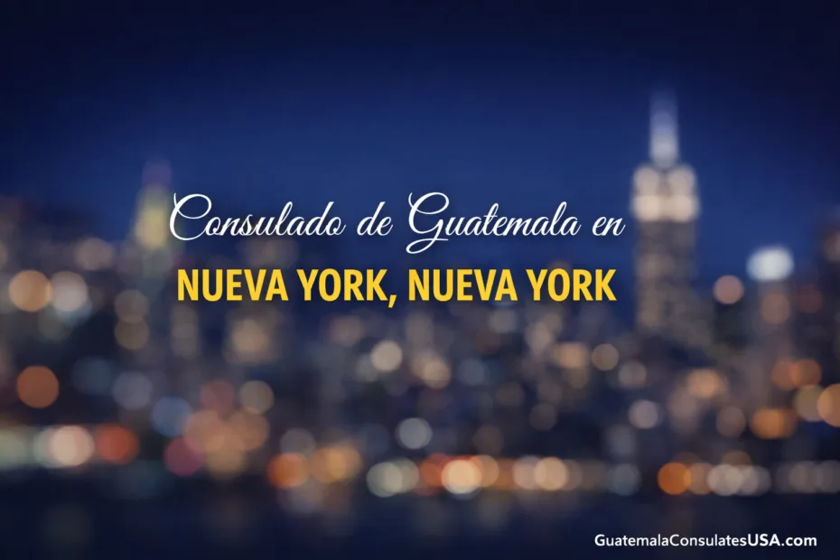 Consulado de Guatemala en Nueva York, estado de Nueva York