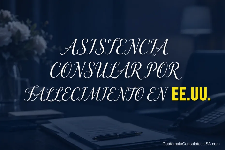 Asistencia Consular por Fallecimiento en EE.UU.